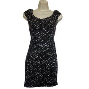 *NEW* DIVIDED BY H&M Women's Black & White Polka Dot Minidress Size 4